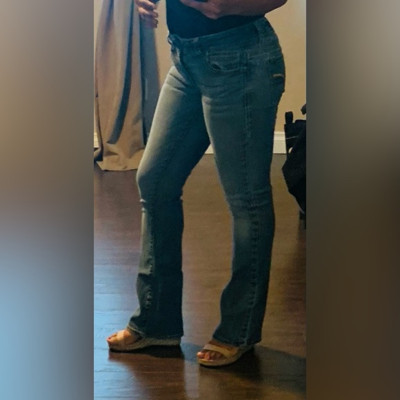 Y2K American Eagle Outfitters Kick Boot jeans - Picture 5 of 12